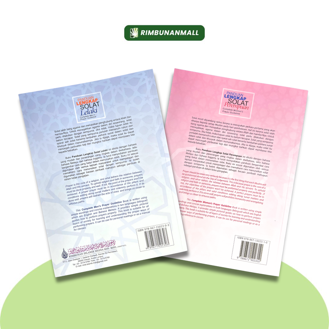 Kombo Panduan Lengkap Solat (Lelaki & Perempuan)
