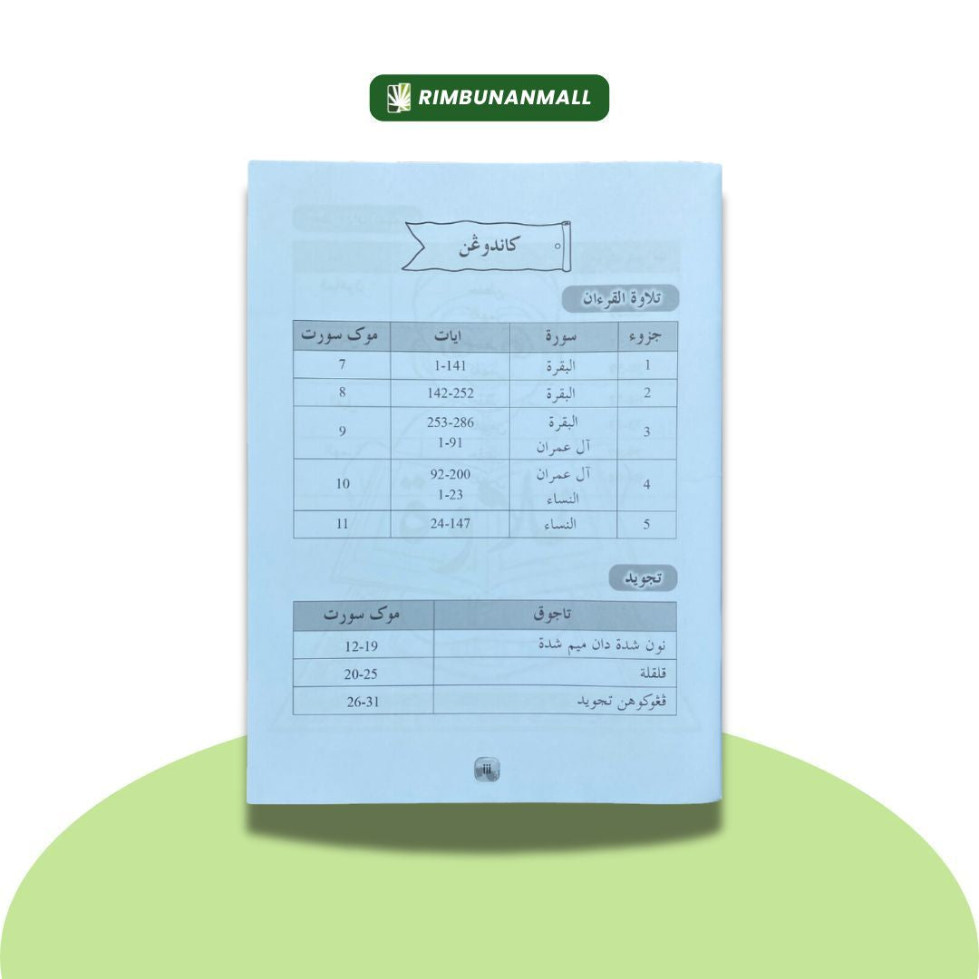 Siri Proaktif Kafa Tilawah Al-Quran Tahun 3 (RI)